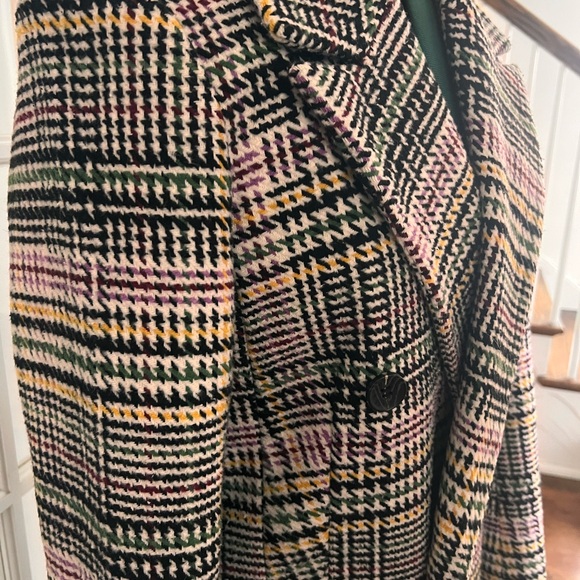 Avec Les Filles Multicolor Plaid Blazer - Picture 5 of 8